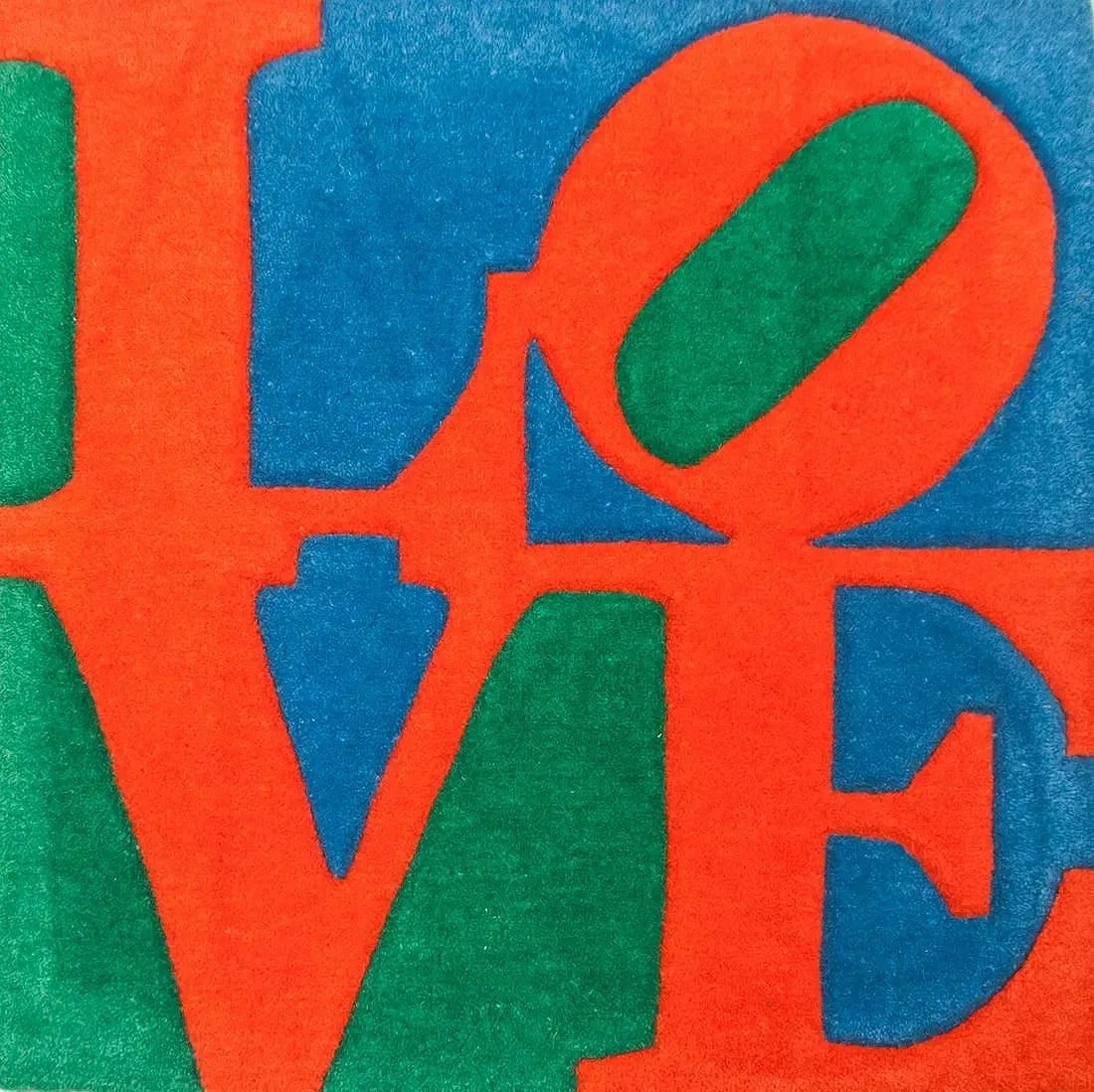 Robert Indiana American LOVE Rug (1 of 1)