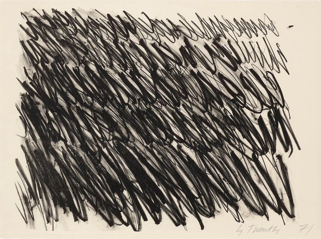 CY TWOMBLY (1928-2011) Untitled: one print (1 of 1)