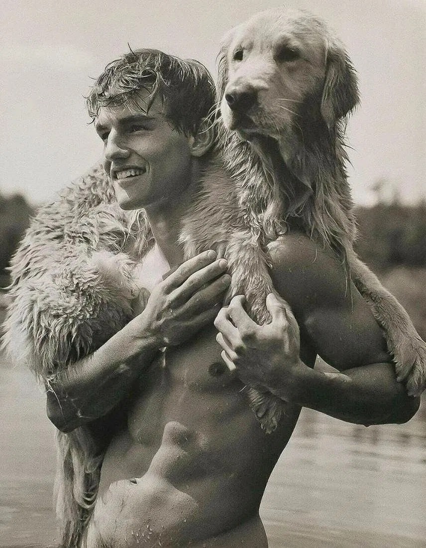 BRUCE WEBER, ROB Dog Adirondack Lake - 1989 (1 of 1)