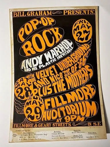 Andy Warhol and His Plastic Inevitable Poster (1 of 5)