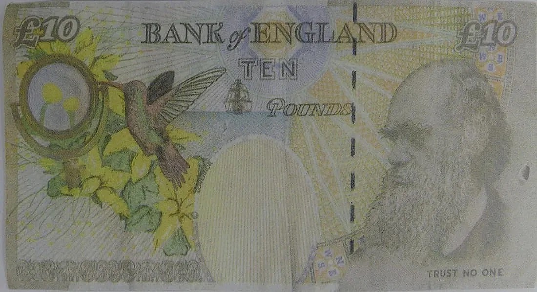BANKSY 'DI-FACED' TENNER OFFSET LITHOGRAPH (1 of 2)