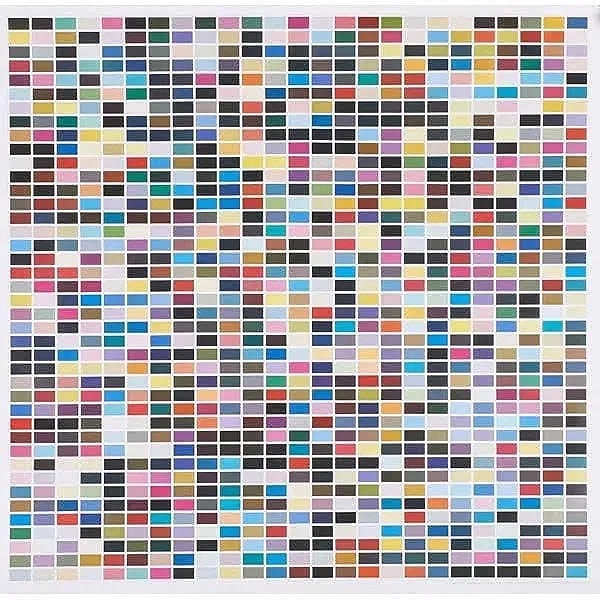 GERHARD RICHTER (German, b. 1932) offset lithograph 1025 Farben (1 of 1)