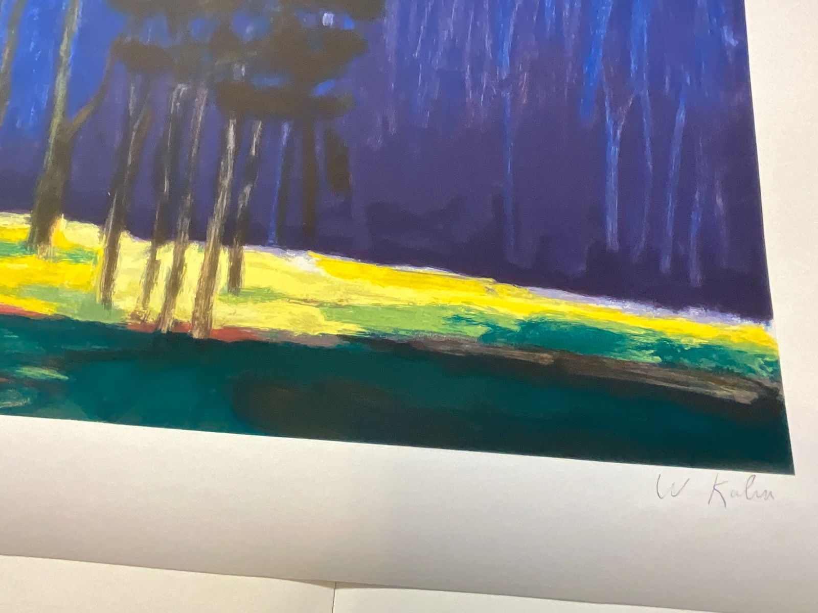 Wolf Kahn Dark Pines, 2001 - 5