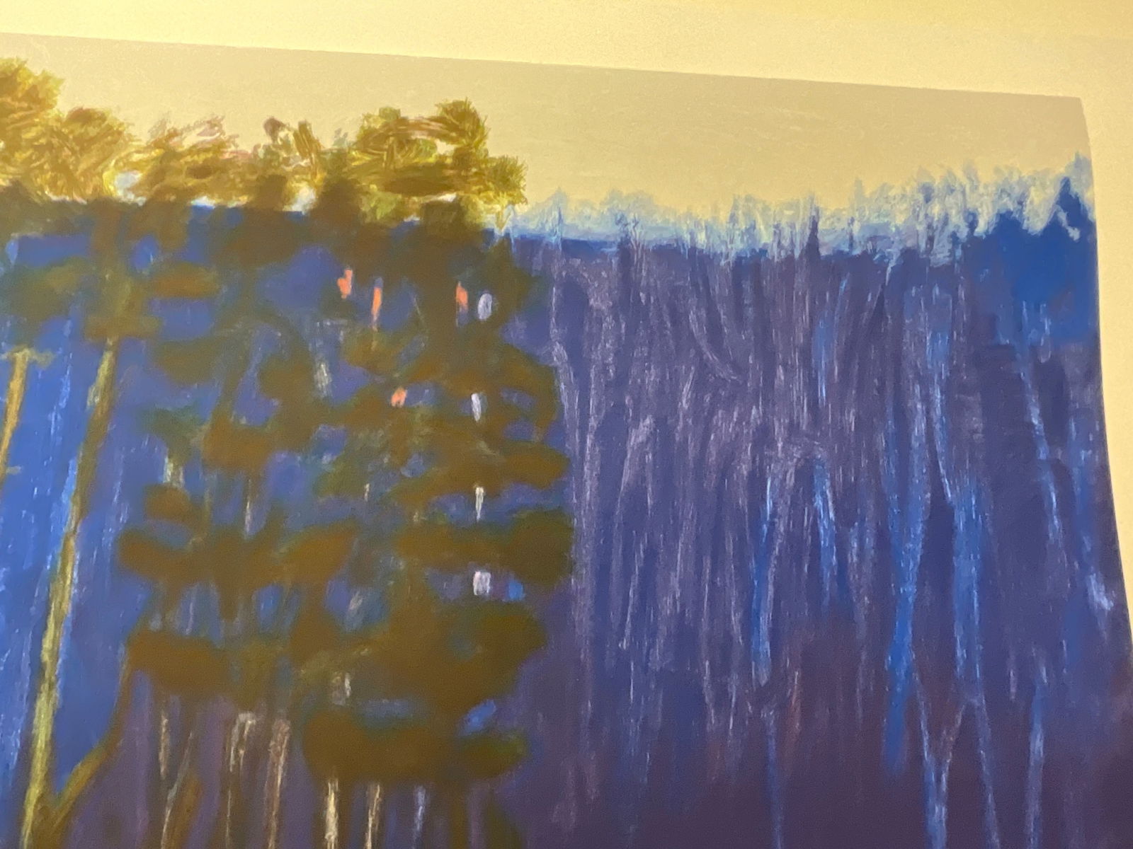 Wolf Kahn Dark Pines, 2001 - 7