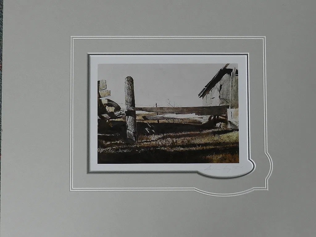 Andrew Wyeth offset lithograph Pencil Signed (1 of 2)