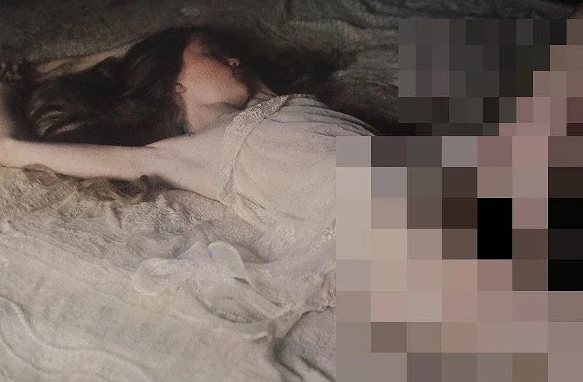 David Hamilton - Brighter than morning light (Shelley): DAVID HAMILTON (1933-2016), Brighter than morning light (Shelly), Photo-litho From a limited edition portfolio,5 1/2"x8 1/2", mounted to archival board