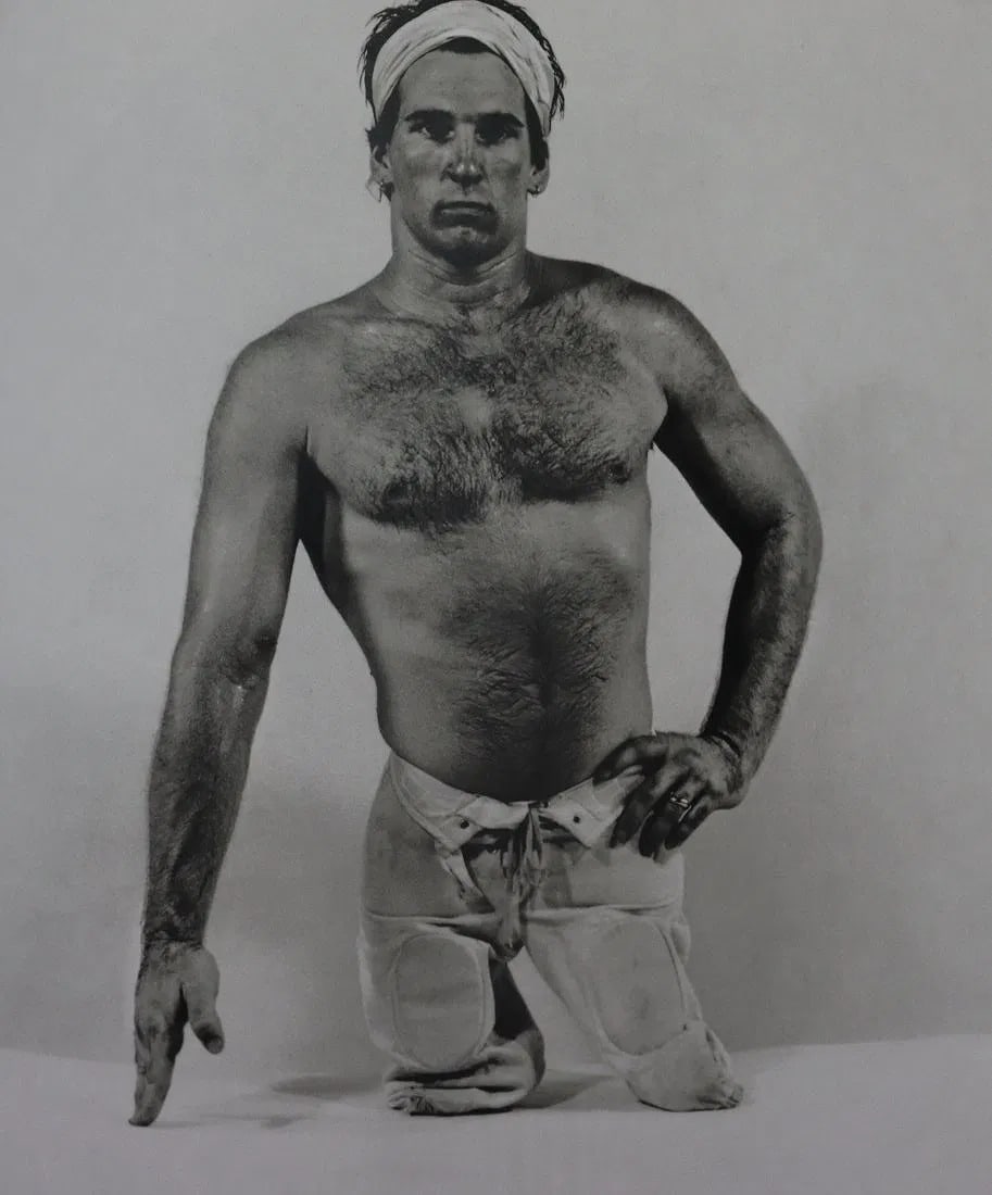 George Dureau - Craig Blanchette, Photo-Litho: GEORGE DUREAU (1930-2014), Craig Blanchette, Photo-litho, Printed circa late 20th c., 8 1/2" x 8 1/2", Mounted to archival board