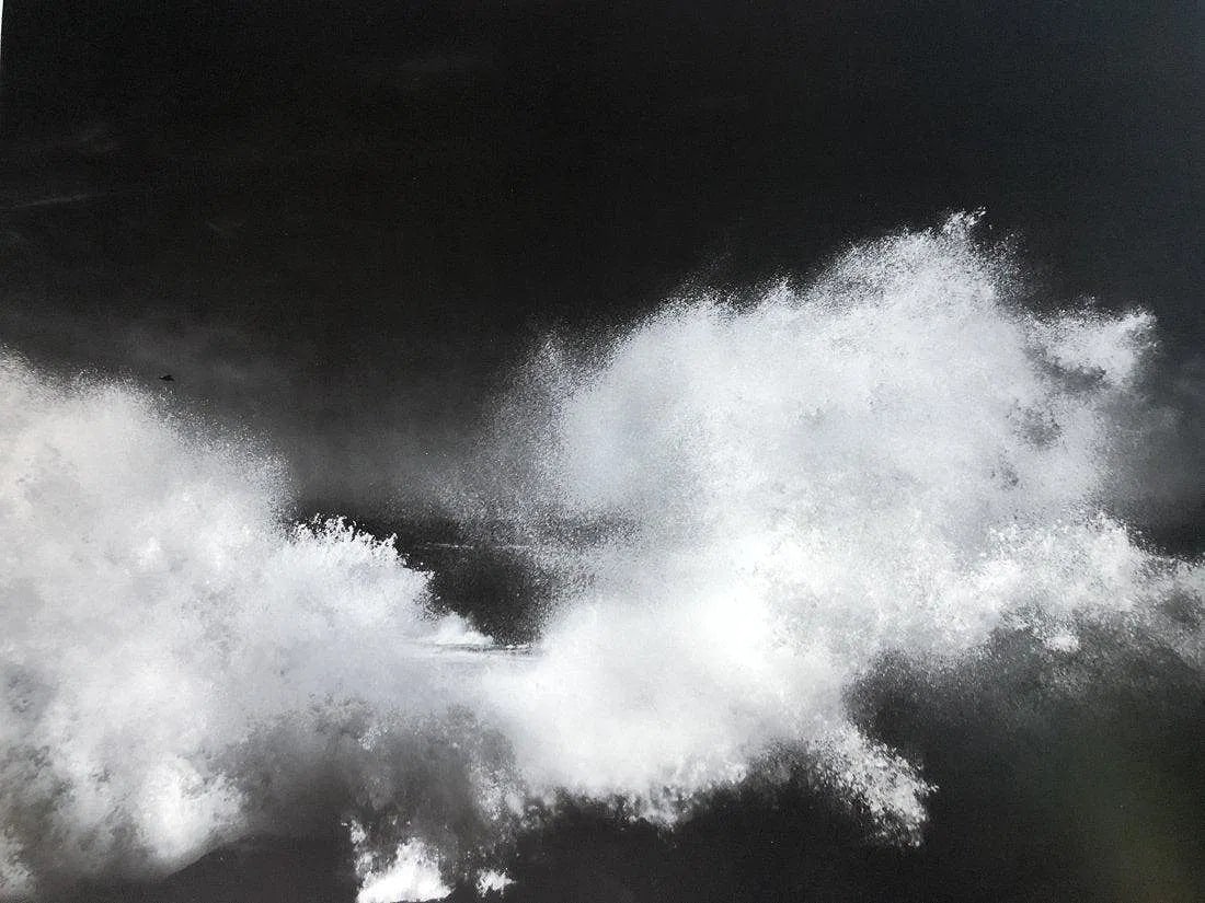 Ansel Adams - Surf, California 1963: ANSEL ADAMS (B.1902-1984), Surf, Point Lobos State Reserve, California 1963 Photo-Litho,11.5"x 15",Printed second half of 20th Century, Mounted to archival board