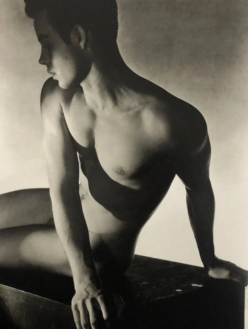 George Platt Lynes - Blanchard Kennedy, ca. 1937: GEORGE PLATT LYNES (B.1907), Blanchard Kennedy, ca. 1937, Photo-litho 11" x 9", Mounted to archival board