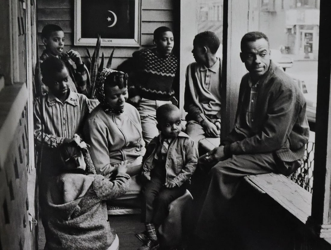 Gordon Parks - Black Muslims U.S., Photo-Litho: GORDON PARKS - (1912-2006), Black Muslims, U.S., Photo-Litho, Printed later 20th Century, 6" x 7 3/4" (Image Size), Mounted to archival board