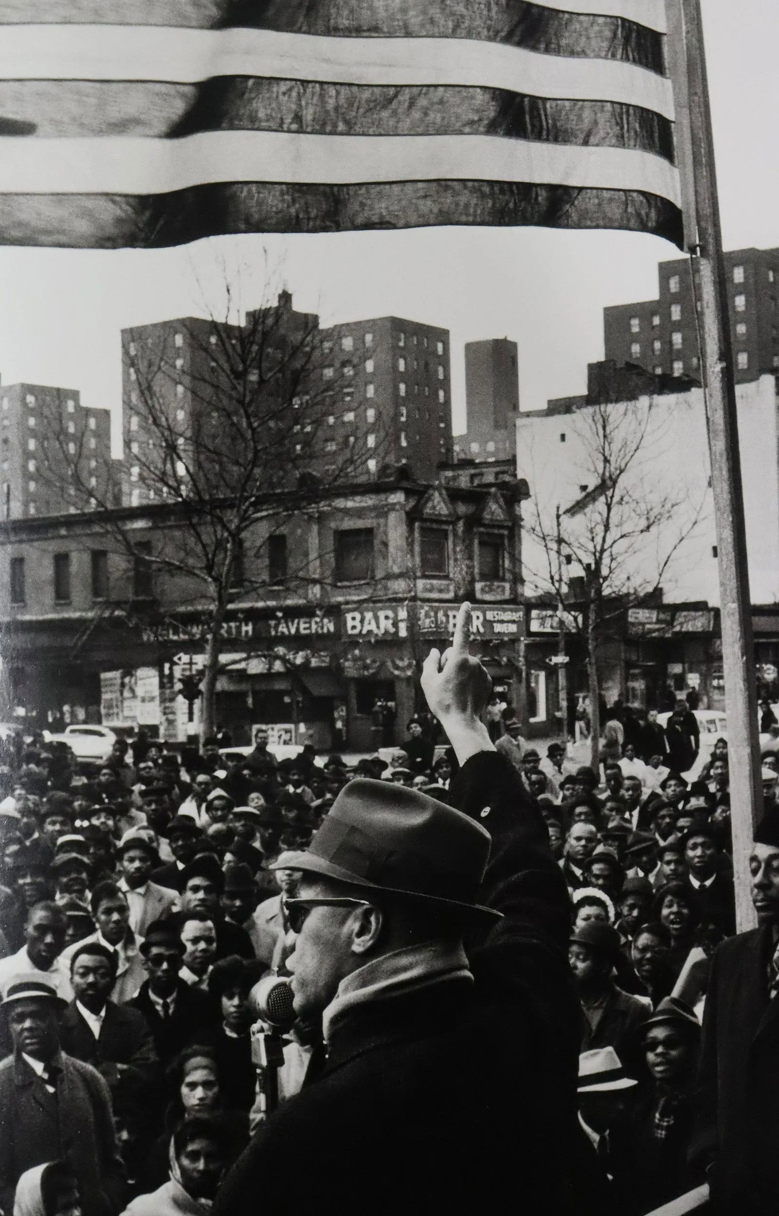 Gordon Parks - Black Muslims U.S., Photo-Litho: GORDON PARKS - (1912-2006), Black Muslims, U.S., Photo-Litho, Printed later 20th Century, 8 3/4" x 6" (Image Size), Mounted to archival board
