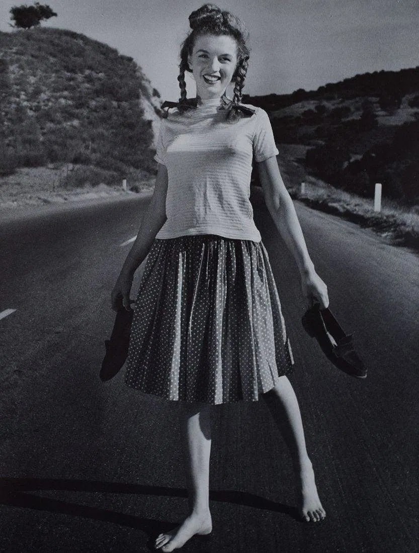 Andre de Dienes - Marilyn Monroe: ANDRE DE DIENES (1913-1985), Marilyn Monroe, Photogravure c.1985, Printed in America, 12" x 9 1/2", Mounted to archival board