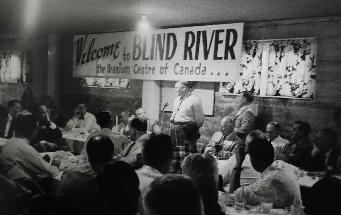 Gordon Parks - Blind River, Ontario, Photo-Litho: GORDON PARKS - (1912-2006), Blind River, Ontario, Photo-Litho, Printed later 20th Century, 5" x 7 3/4" (Image Size), Mounted to archival board