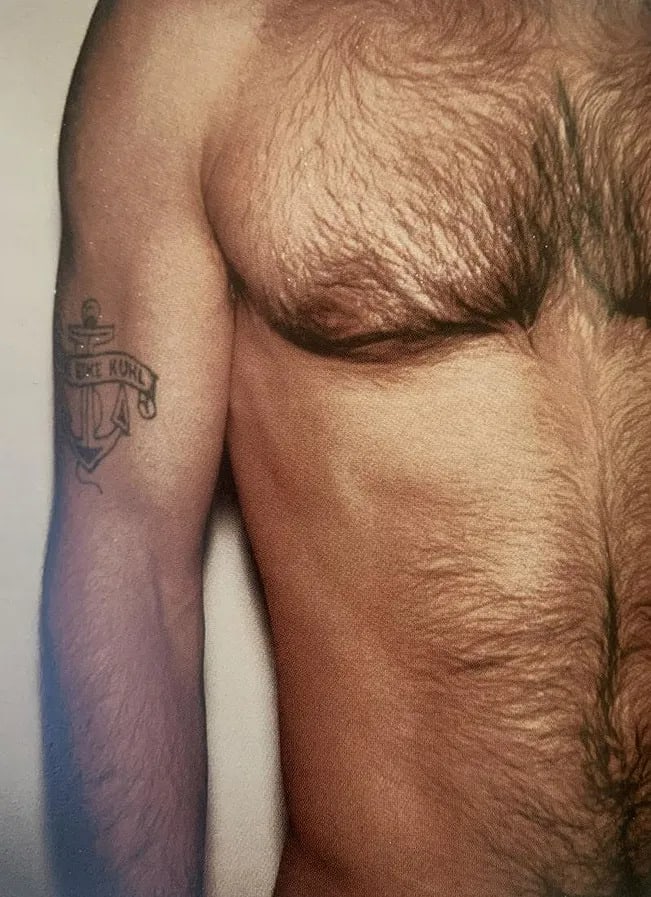 Andy Warhol - Male Nude, Photo-Litho: Andy Warhol (1928-1987), Male Nude, Photo-litho, Printed circa later 20th c., 6" x 4 1/2", Mounted to archival board