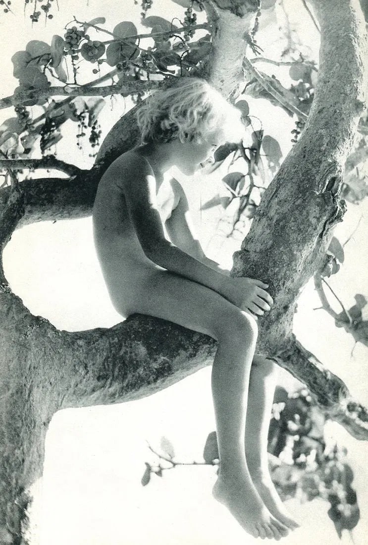 Dorr, Nell - Florida Keys: Vintage Sheet-fed Gravure from the 1960s. Atmospheric coastal landscape. Image size: approx. 9" x 11"., Mounted to archival board