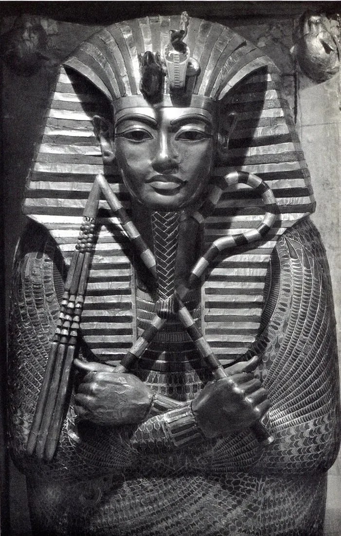 Vigneau, Andre - Deuxieme Cercueil (Detail): Vintage Sheet-fed Gravure. A surrealist/archaeological detail study. Image size: approx. 8.5" x 11"., Mounted to archival board