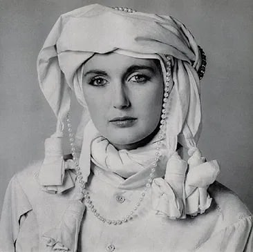 Robert Mapplethorpe - Francesca Thyssen, 1981: Vintage Sheet-fed Gravure. A sleek, high-fashion portrait of the socialite. Image size: approx. 7.5" x 7.5"., Mounted to archival board