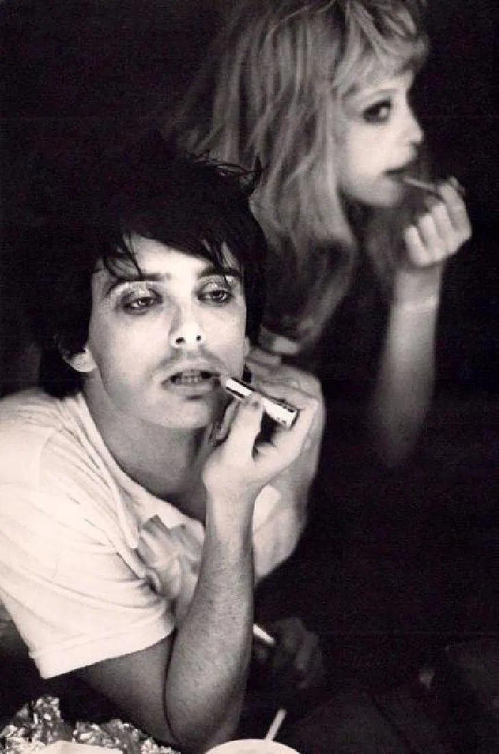 Ellen Von Unwerth - Donovan And Nina: Sheet-fed Gravure from the 1990s. A high-energy fashion study. Image size: approx. 9" x 11"., Mounted to archival board