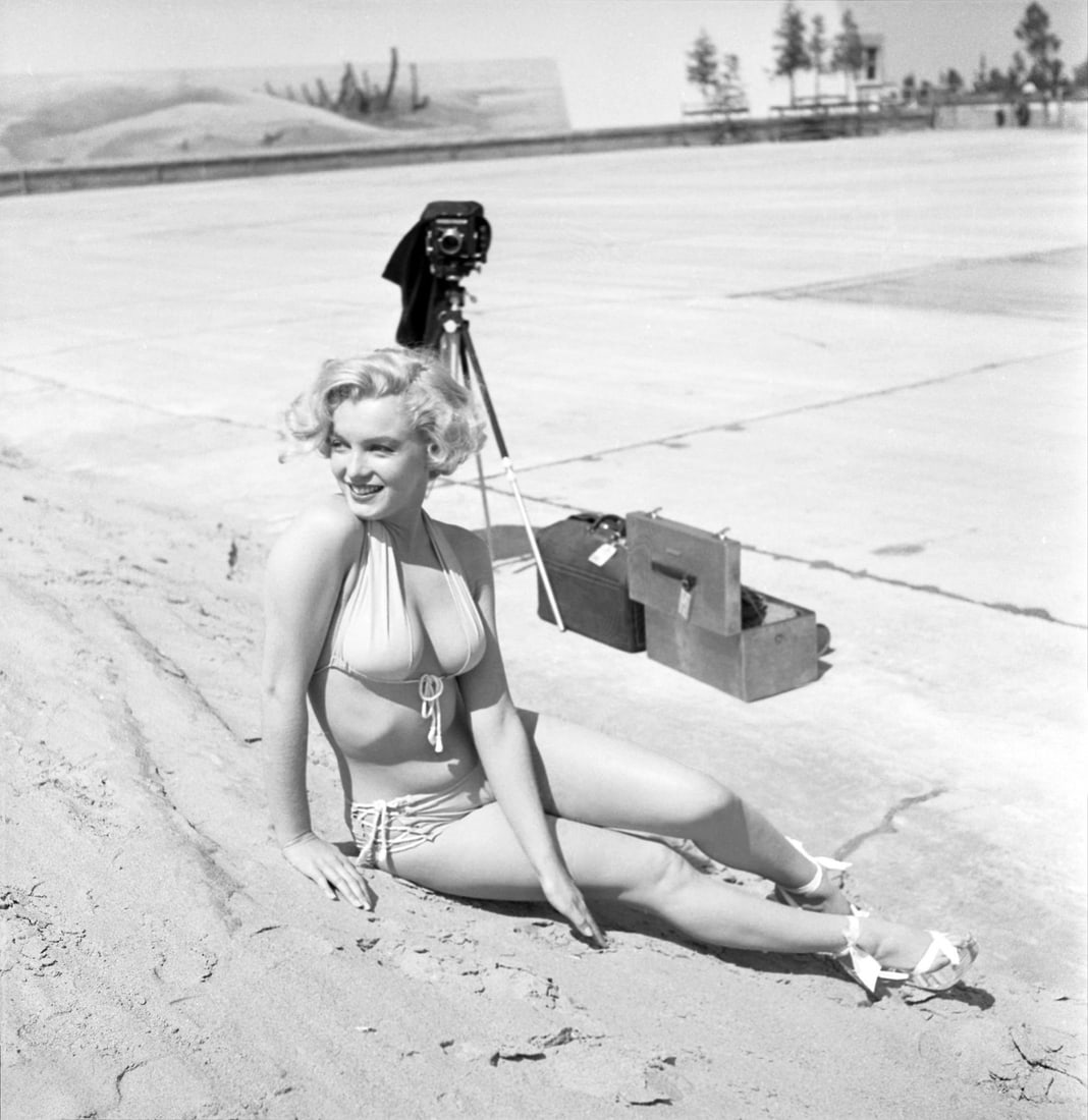 Charlotte Brooks Marilyn Monroe Photo : Measures approximately 24 x 18 inches, Photo print, Mounted to archival board