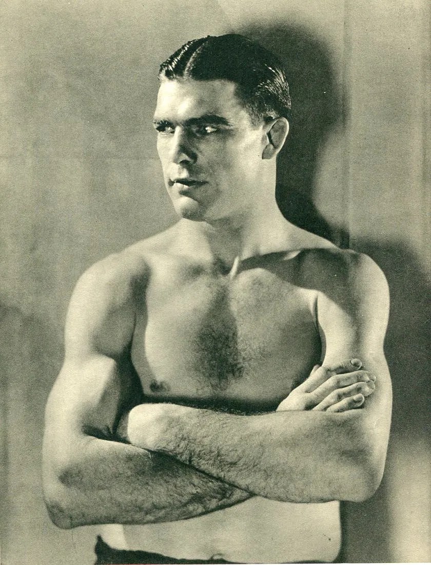 Hoyningen-Huene - Stribbling: GEORGE PLATT LYNES (B.1907), c. 1942, Photo-litho, 11.5" x 9", Mounted to archival board