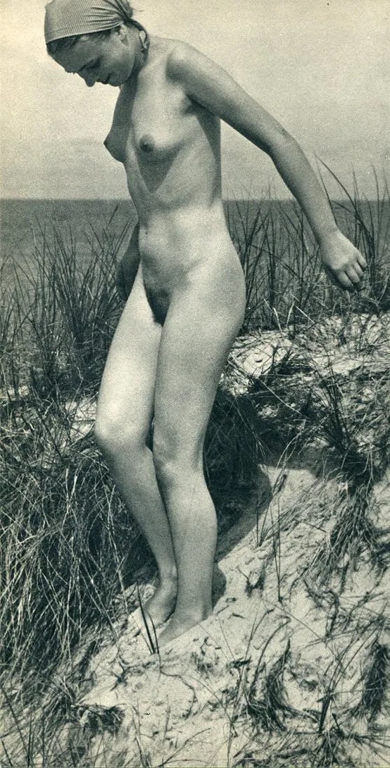 Globe Photos - Nude: Vintage Sheet-fed Gravure from a 1950s press/art folio. Image size: approx. 8" x 10"., Mounted to archival board