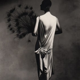 Irving Penn - Vionnet Dress W/1925 Fan
