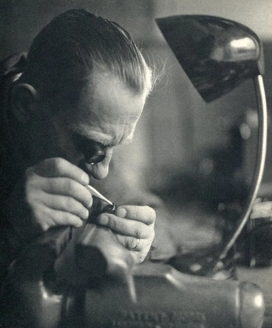 Vaclav Jiru - Workshop: Vintage Sheet-fed Gravure. Industrial documentary from the Czech master. Image size: approx. 8.5" x 11"., Mounted to archival board