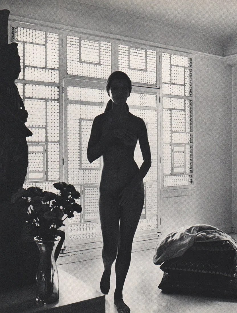 Wingate Paine - See-Thru: Vintage Sheet-fed Gravure from the 1960s "Mirror of Venus" series. Image size: approx. 9" x 12"., Mounted to archival board