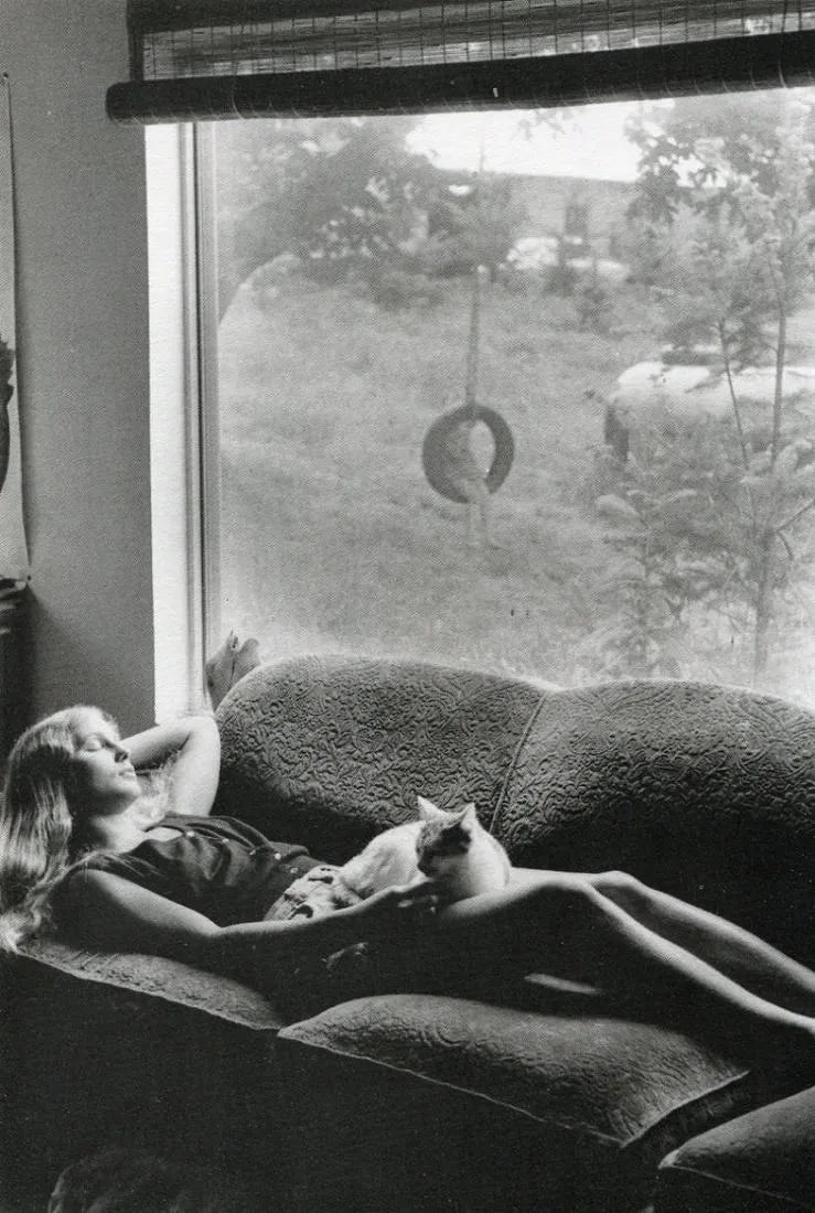 Boubat, Edouard - Oregon USA 1976: Vintage Sheet-fed Gravure. A serene and poetic landscape by the French master. Image size: approx. 8.5" x 11.5"., Mounted to archival board