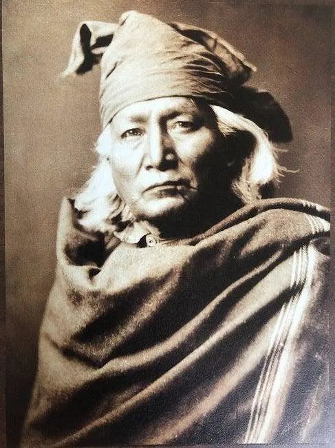 Edward Curtis - Chino - An Old Apache Man, 1903 (1 of 1)