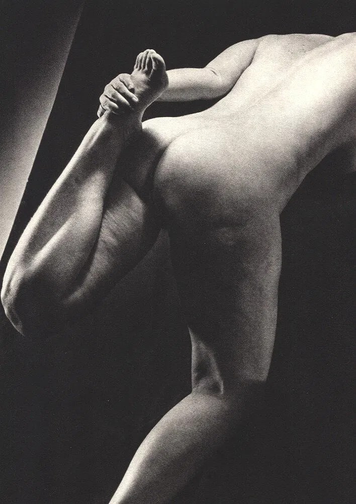 Florence Chevalier - Nude: Sheet-fed Gravure. Contemporary artistic approach to the female form. Image size: approx. 8.5" x 11"., Mounted to archival board