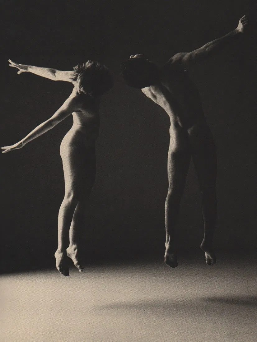 Charles Collum - Nude Study: Vintage Sheet-fed Gravure. Part of his landmark anatomical series. Image size: approx. 8" x 10"., Mounted to archival board