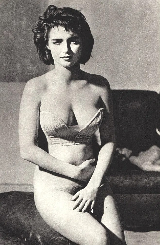 Bettina Rheims - Bra: Sheet-fed Gravure from the 1980s. A provocative fashion and form study. Image size: approx. 9" x 12"., Mounted to archival board