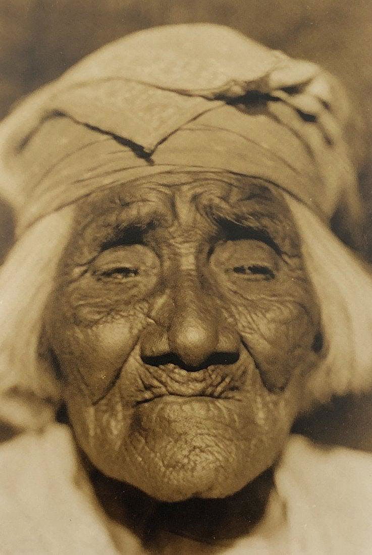 Edward Curtis - Santa Ysabel Woman, 1924 (1 of 1)