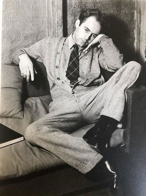 Edward Weston - Willard Van Dyke, Oakland, 1932: Vintage Photo-Litho. An intimate portrait of the fellow f/64 co-founder. Image size: approx. 9" x 7"., Mounted to archival board