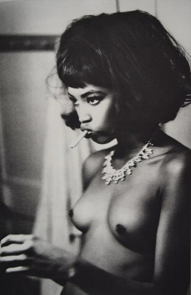 Ellen Von Unwerth - Naomi with Diamonds: ELLEN VON UNWERTH B. 1954, Naomi with Diamonds, Sheet-fed gravure c. 1994, Printed in Japan, 14" x 9" , Mounted to archival board