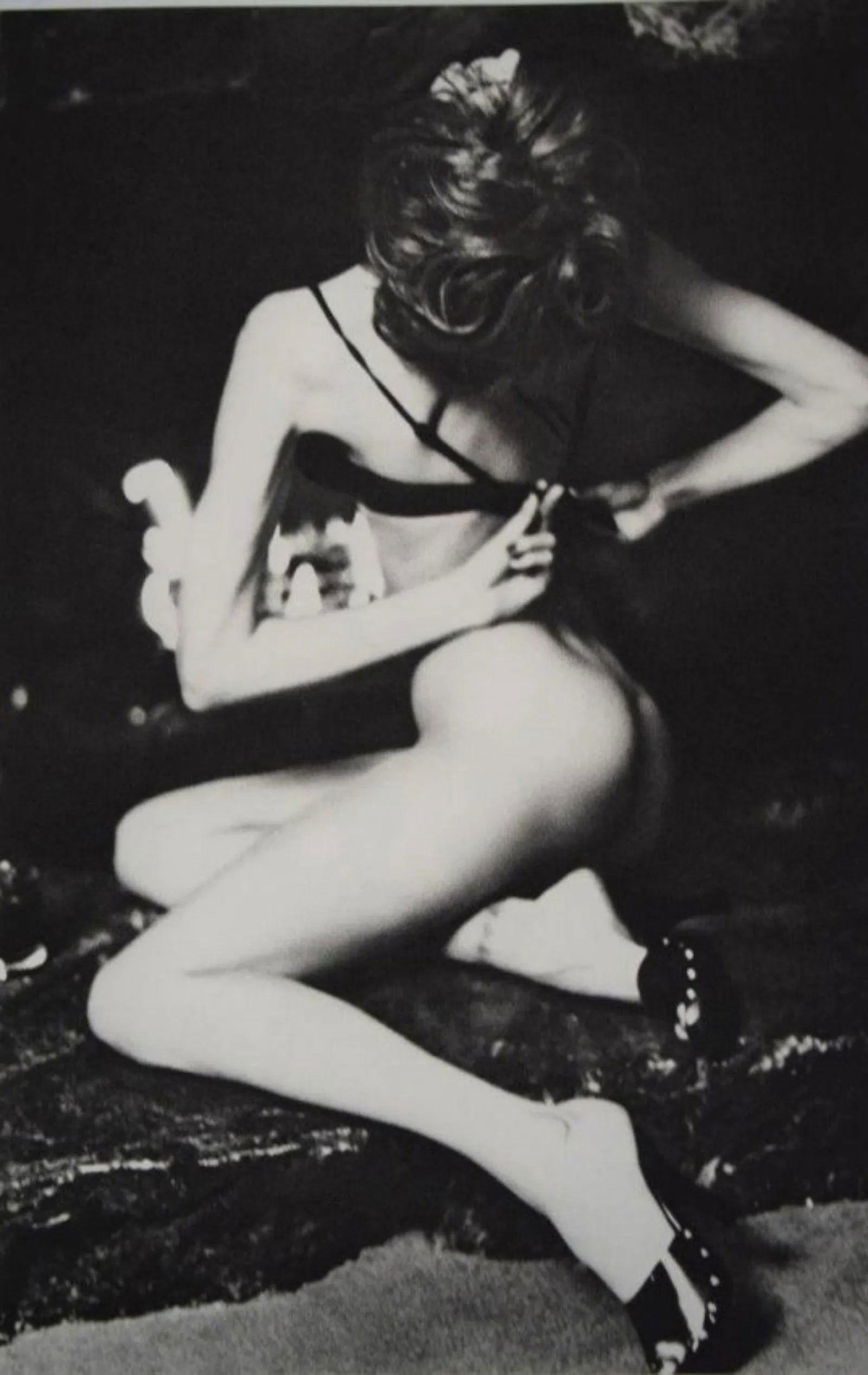 Ellen Von Unwerth - Stephanie Seymour: ELLEN VON UNWERTH B. 1954, Stephanie Seymour, Sheet-fed gravure c. 1994, Printed in Japan, 14" x 9" , Mounted to archival board