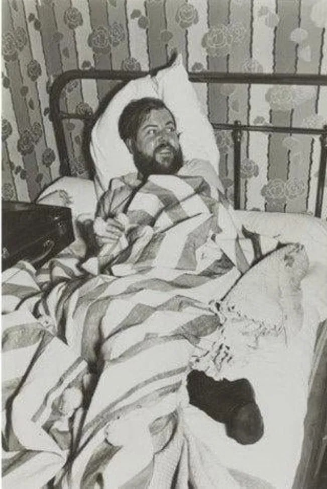 Henri Cartier-Bresson - Christian Berard: HENRI CARTIER-BRESSON (1908-2004), Christian Berard in the First Hotel, Boulevard Garibaldi, Paris, 1932, Sheet-fed Gravure, 1952, Printed in France, 13" x 9" , Mounted to archival board