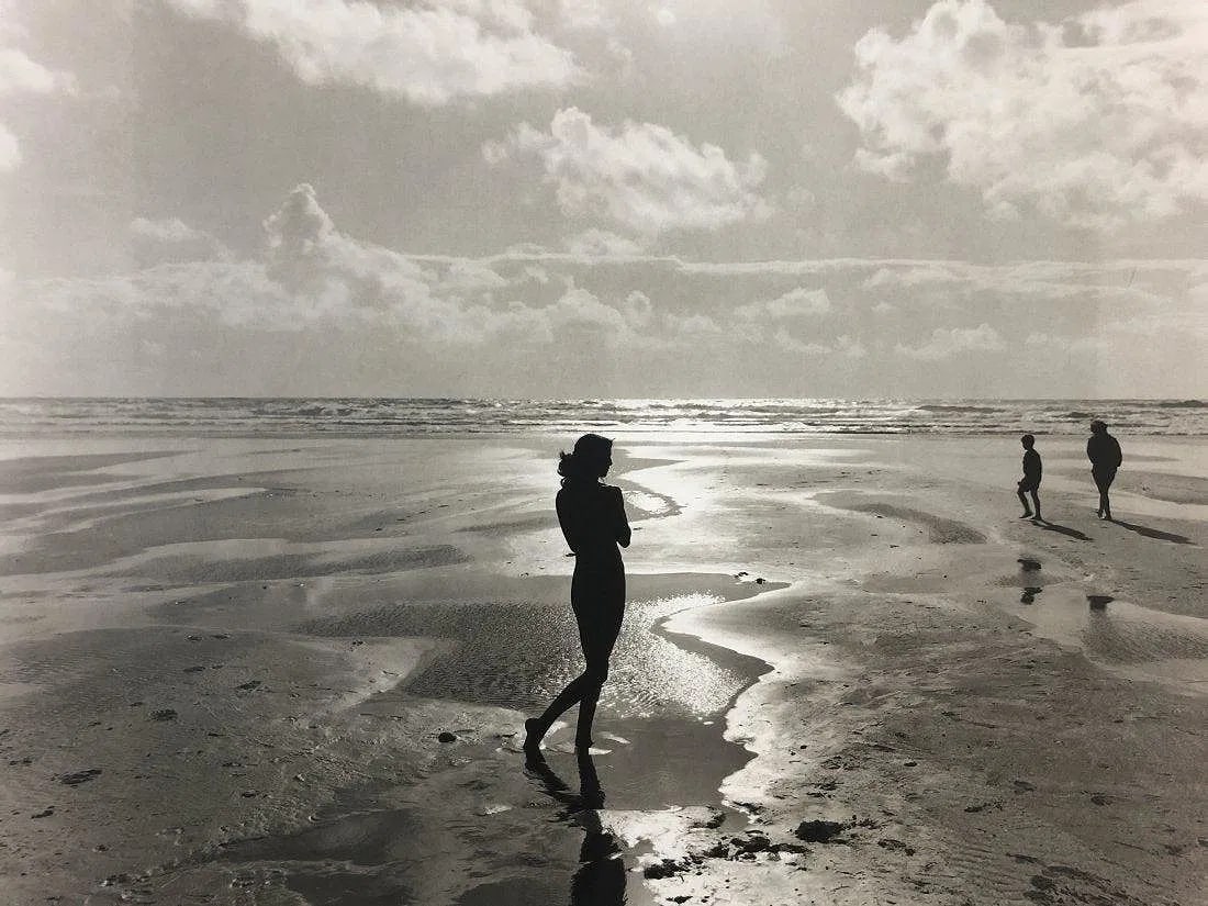 Jock Sturges - Gaelle; Montalivet, France, 1996: JOCK STURGES (B.1947), Gaelle; Montalivet, France, 1996, Photo-litho, 8.5" x 11" , Mounted to archival board