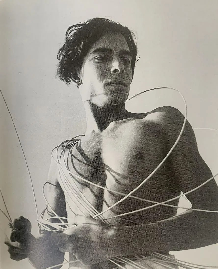 Herber List - Male Nude, Photo-Litho: Herber List (1903-1975), Male Nude, Photo-litho, Printed circa later 20th c., 5 3/4" x 4 1/2" , Mounted to archival board