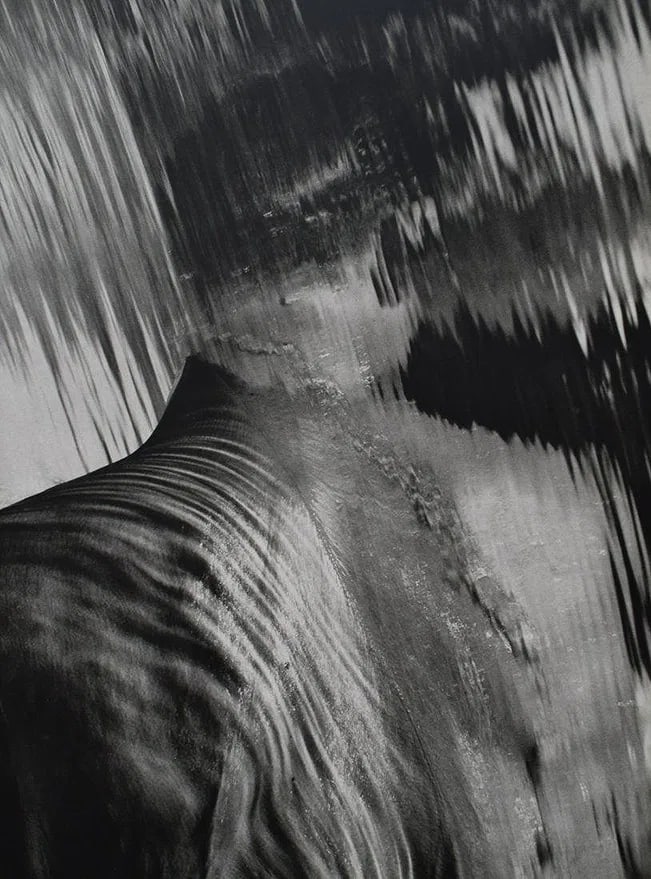 Herb Ritts - Waterfall, Hollywood, 1988: HERB RITTS (1952-2002), Waterfall, Hollywood, 1988, Sheet fed gravure C. 1988, Printed in Japan, 14" x 11" , Mounted to archival board