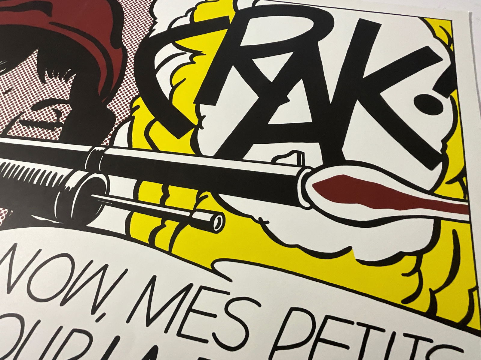 Roy Lichtenstein CRAK pencil signed - 3