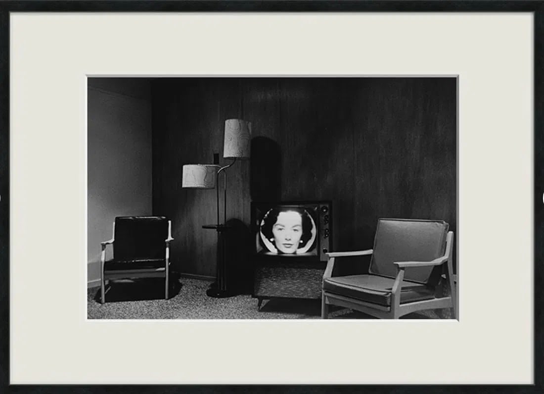 Lee Friedlander Silver Gelatin Photograph Little Screens: Lee Friedlander 'The Little Screens' 'PHILLY' Silver Gelatin 12"x8" Photograph, Frame Size approx. 17.5 inches x 12.5 inches.