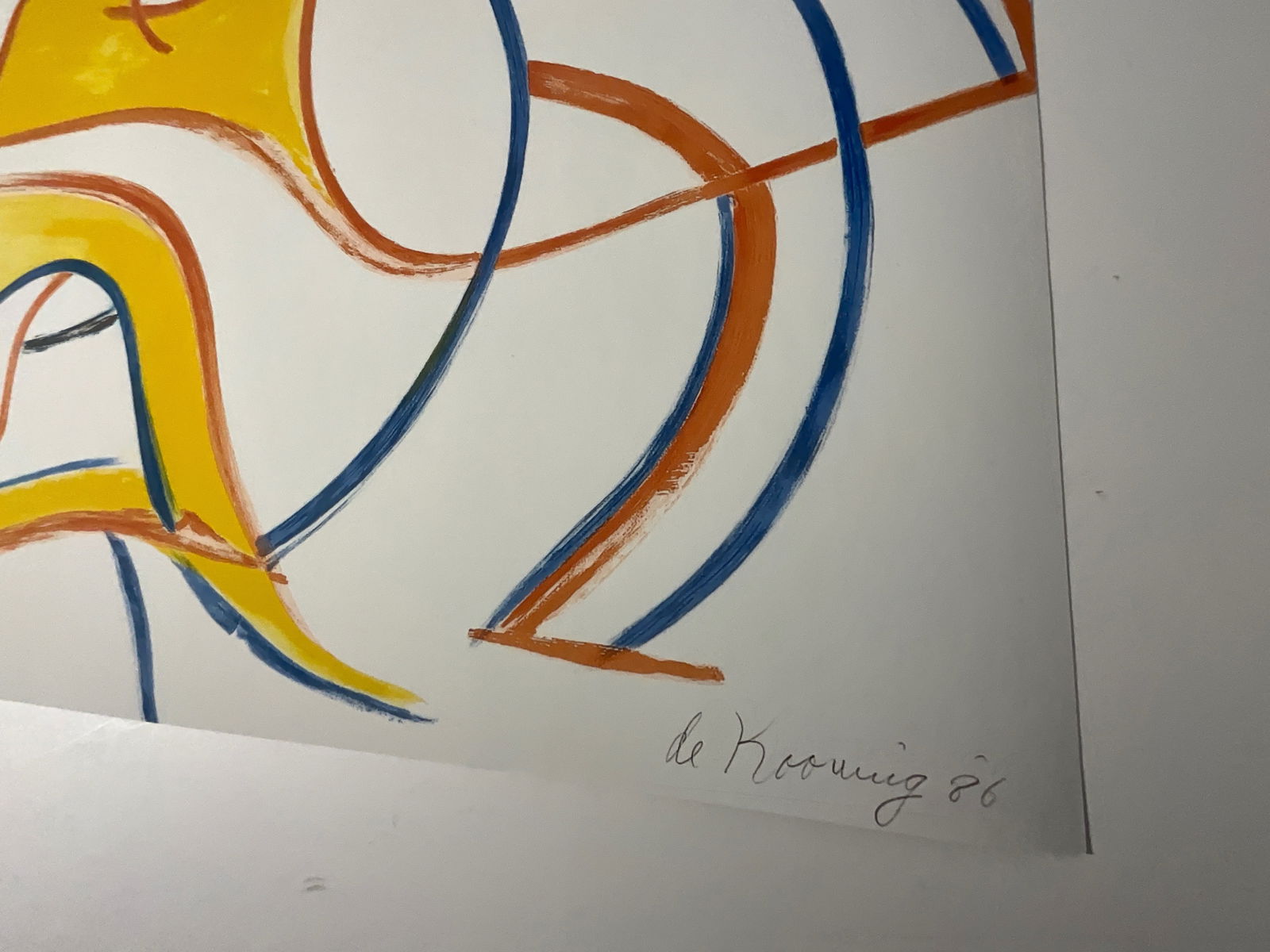 Willem De Kooning Print - 2