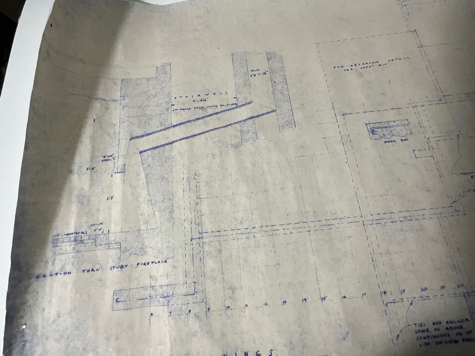 Frank Lloyd Wright Blueprint - 5
