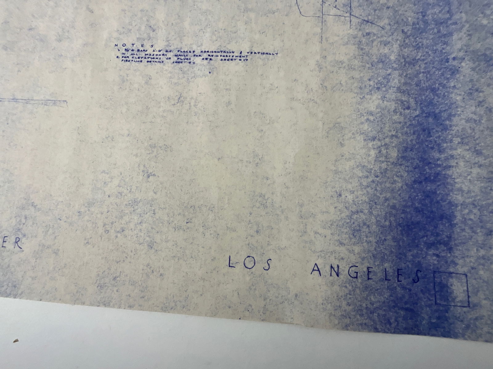 Frank Lloyd Wright Blueprint Oboler House - 3