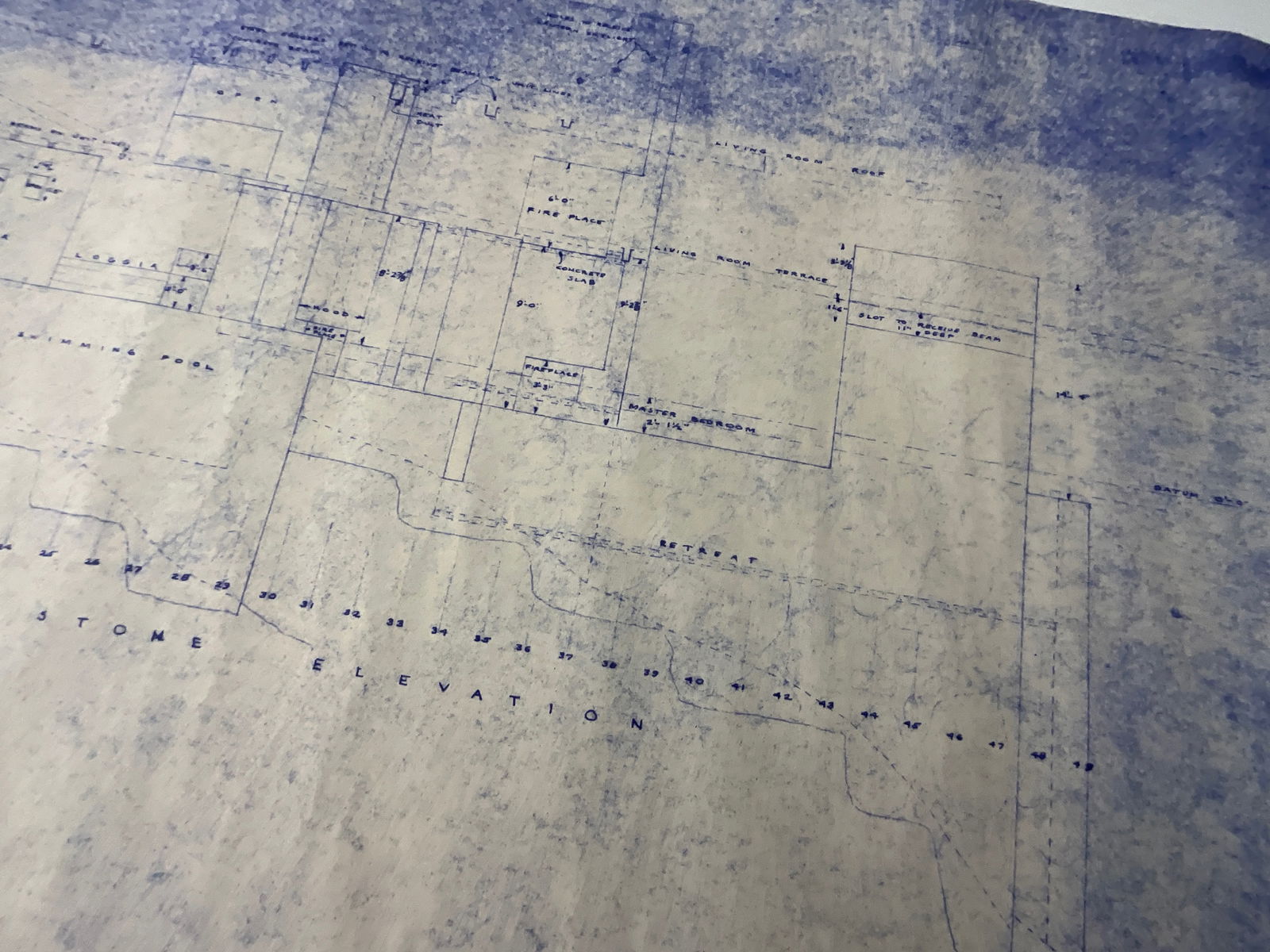 Frank Lloyd Wright Blueprint Oboler House - 5