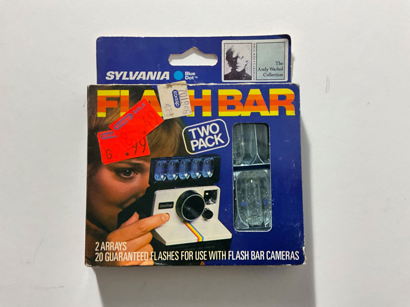 Warhol Owned Polaroid Film: Warhol owned Polaroid film in original packaging.