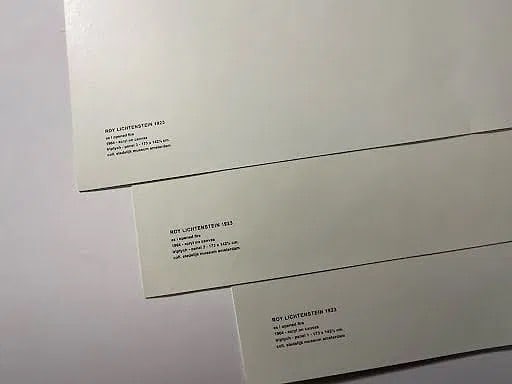 Roy Lichtenstein As I Opened Fire triptych, lithograph pencil signed - 4