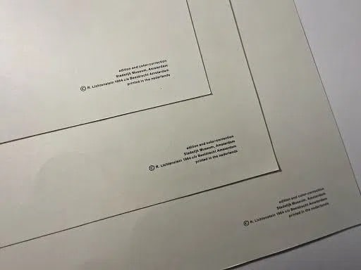 Roy Lichtenstein As I Opened Fire triptych, lithograph pencil signed - 5